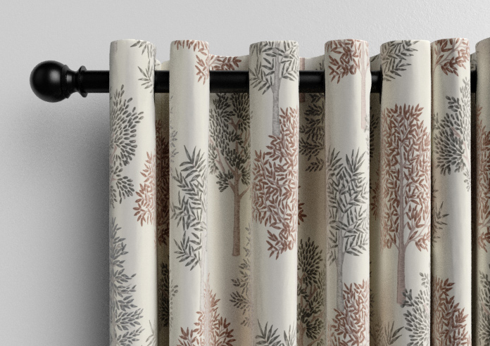 Coppice Faux Silk, Ginger - Made to Measure Curtain - Image 12